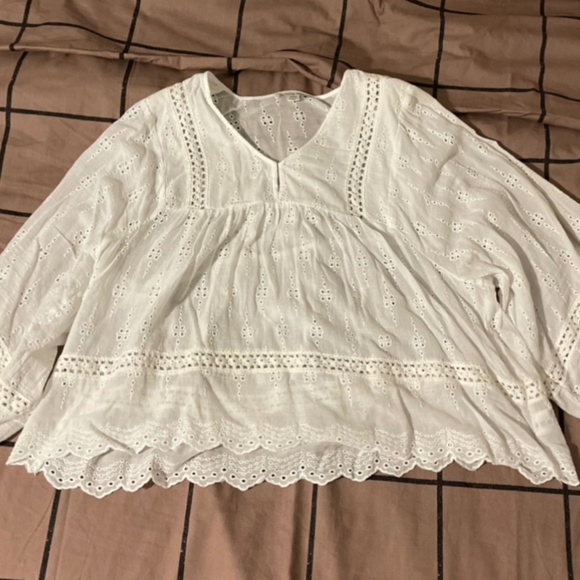 American Eagle Outfitters Tops - Long-Sleeve Blouse